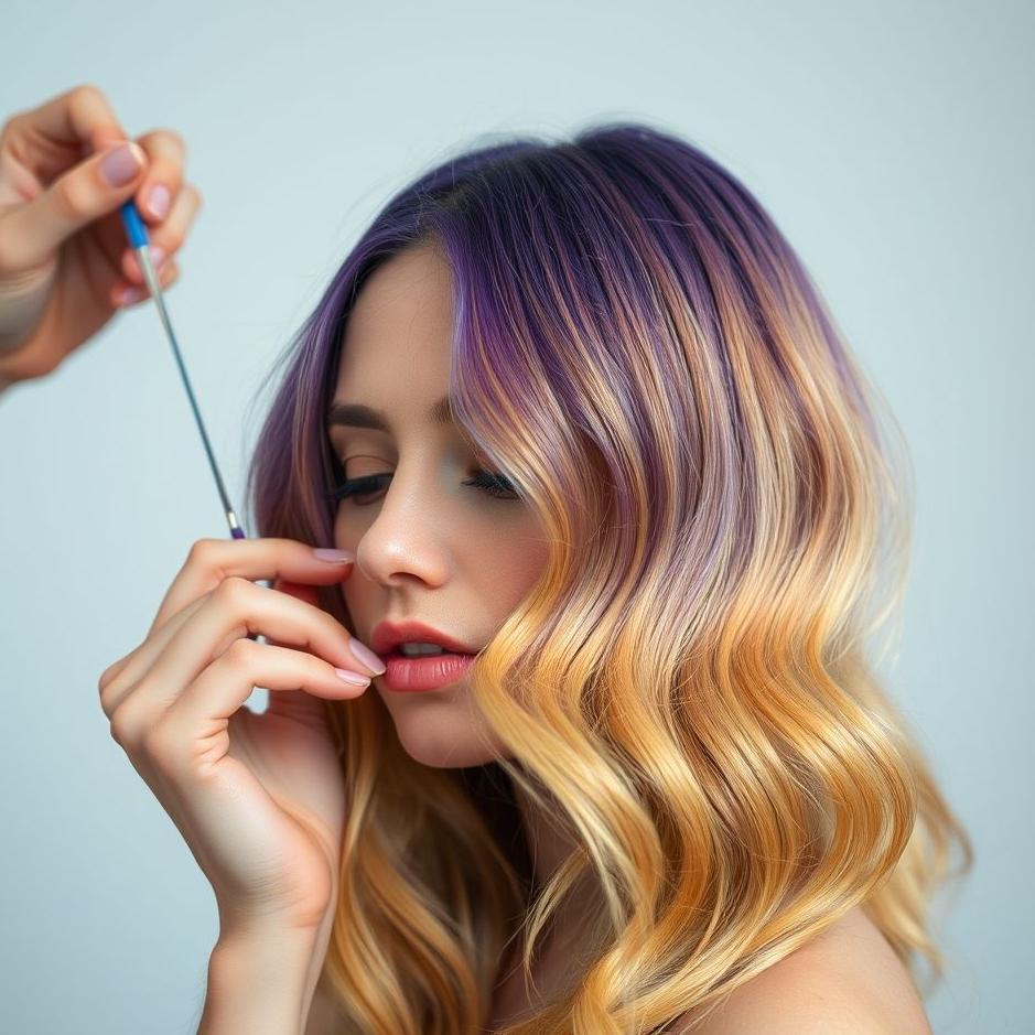 Dream : Hair dyeing in a dream