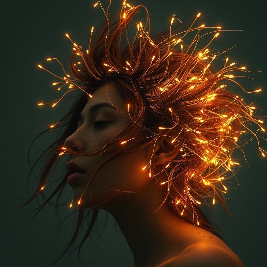 Dream : Hair electrified in a dream