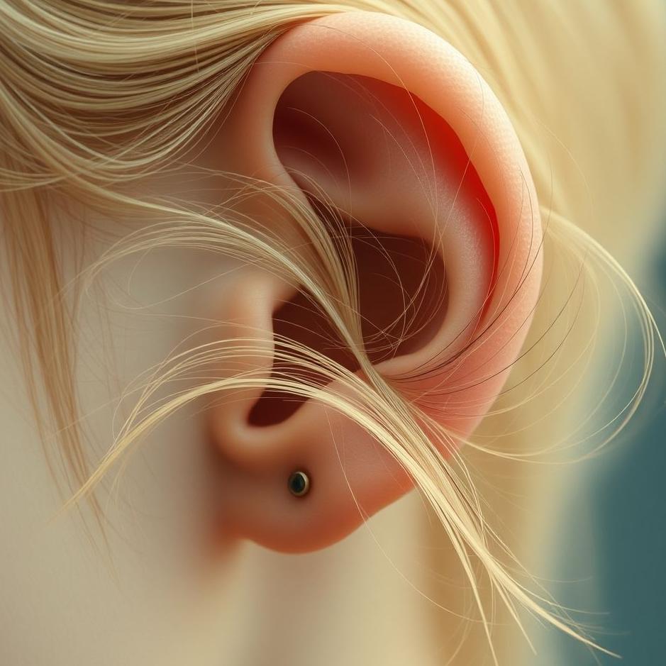 Dream : Hair from the ear in a dream