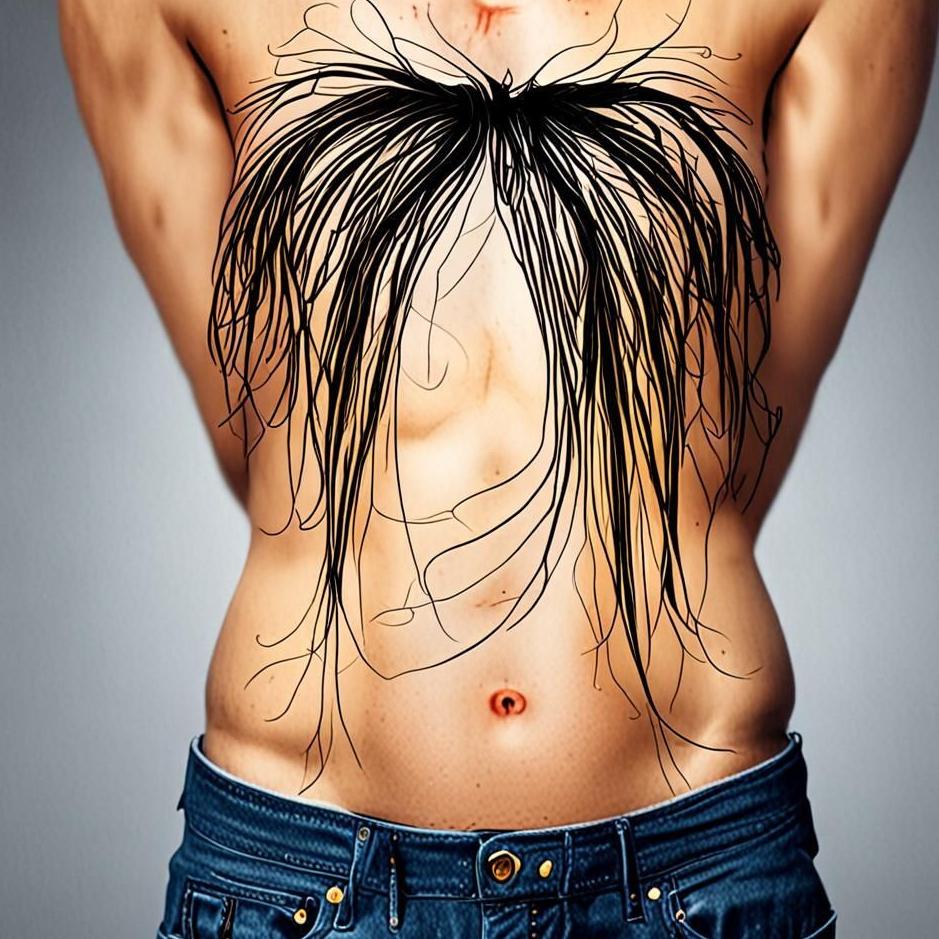 Dream : Hair growing on your stomach in a dream