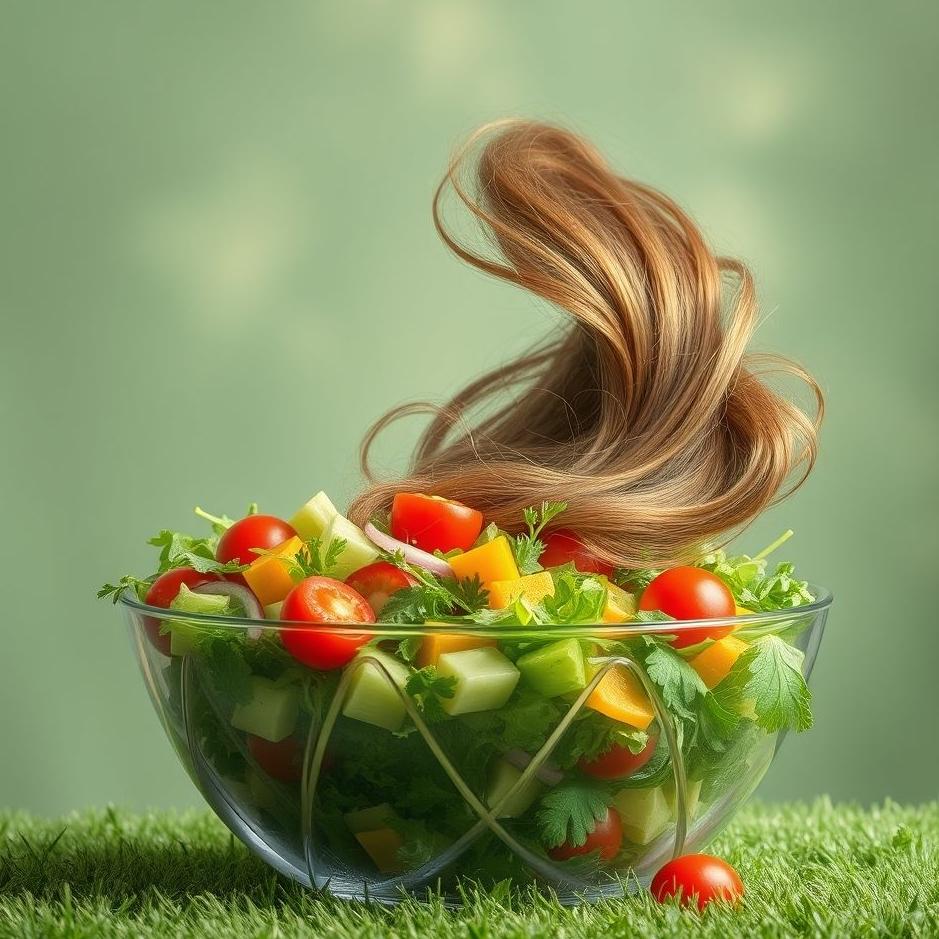 Dream : Hair in a salad in a dream