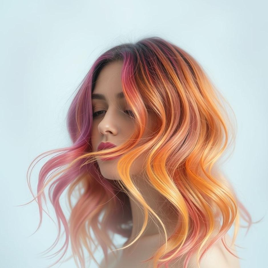 Dream : Hair in different colors in a dream