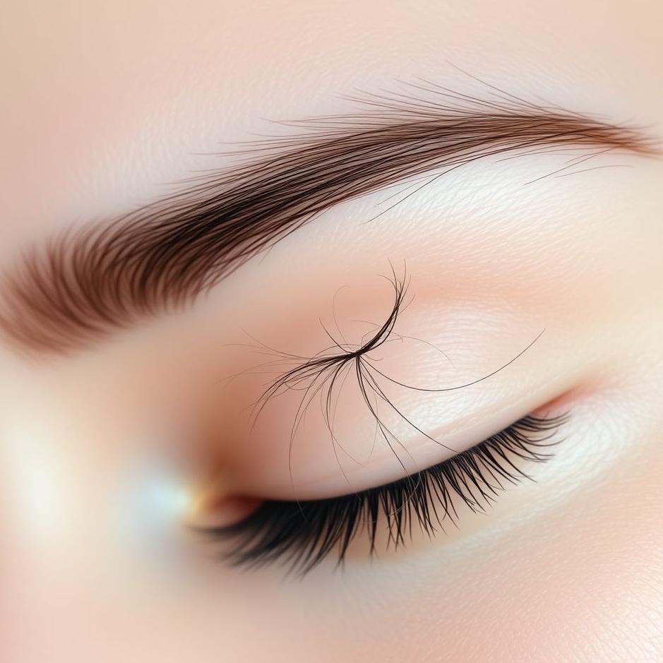 Dream : Hair in the middle of the eyebrow in a dream