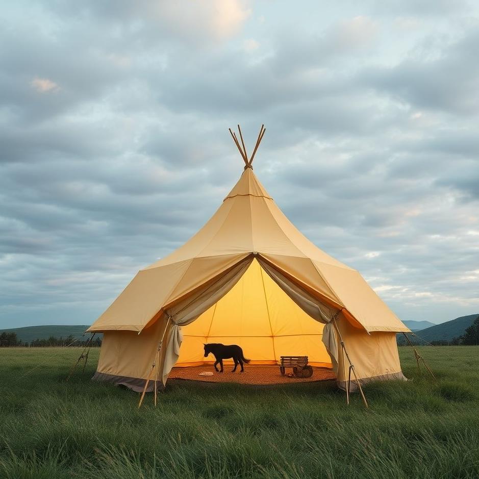 Dream : Hair tent in a dream