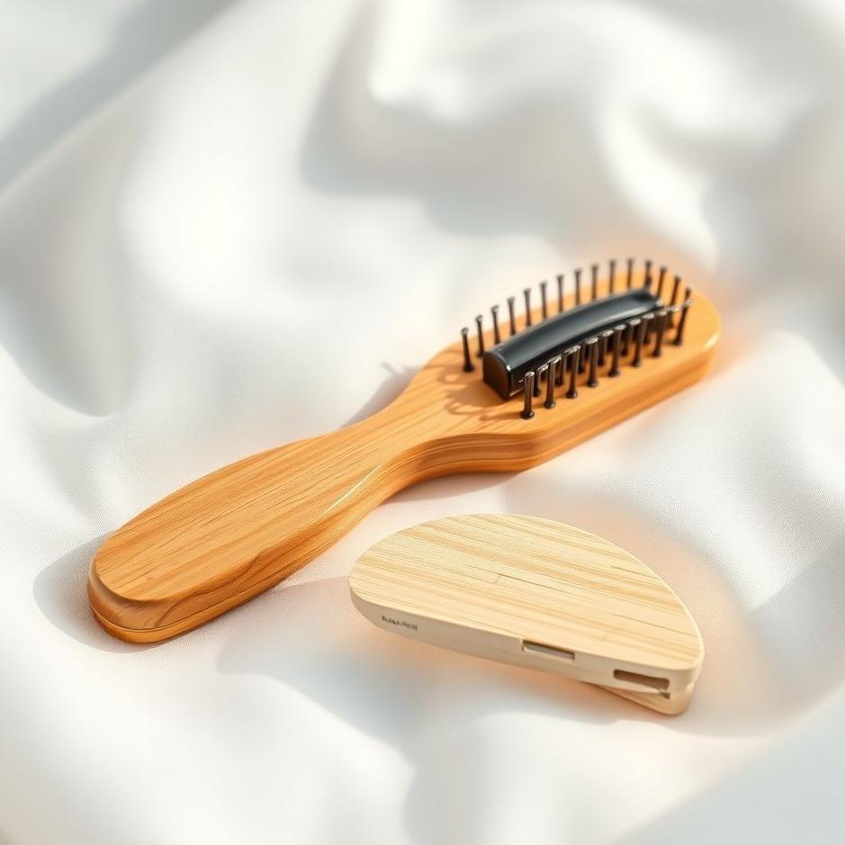 Dream : Hairbrush and a hair clip in a dream