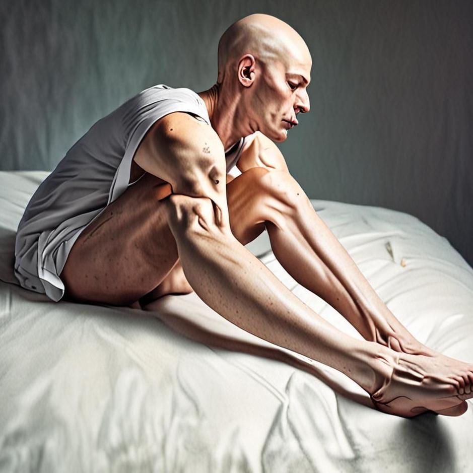 Dream : Hairless man's leg in a dream