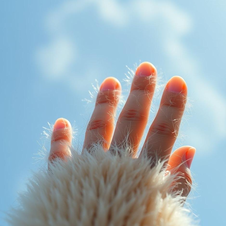 Dream : Hairy fingers in a dream