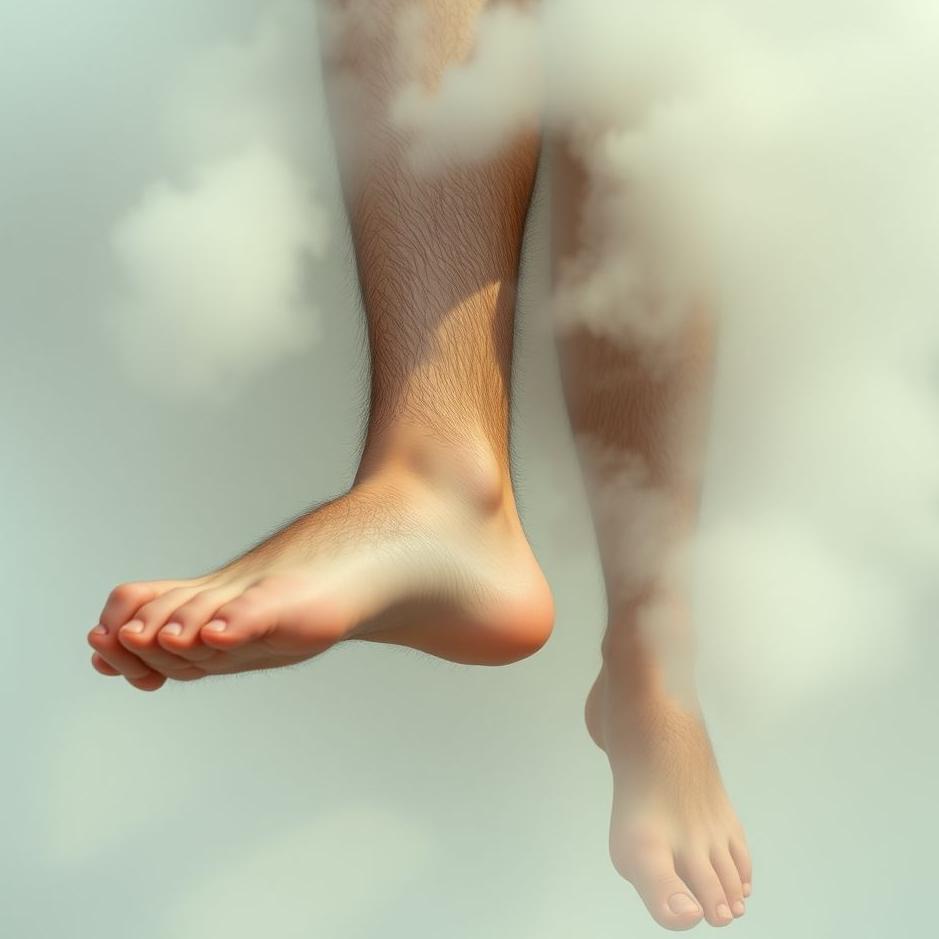 Dream : Hairy male legs in a dream