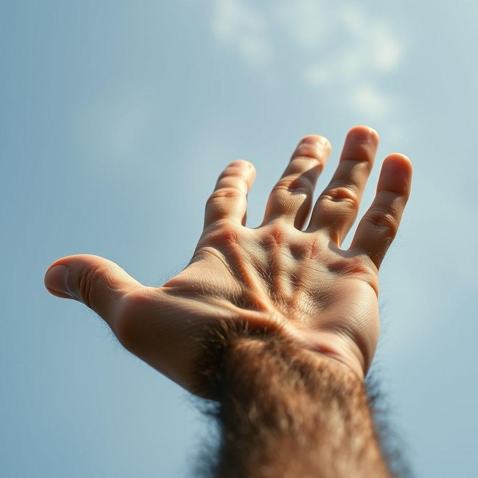 Dream : Hairy man's hand in a dream