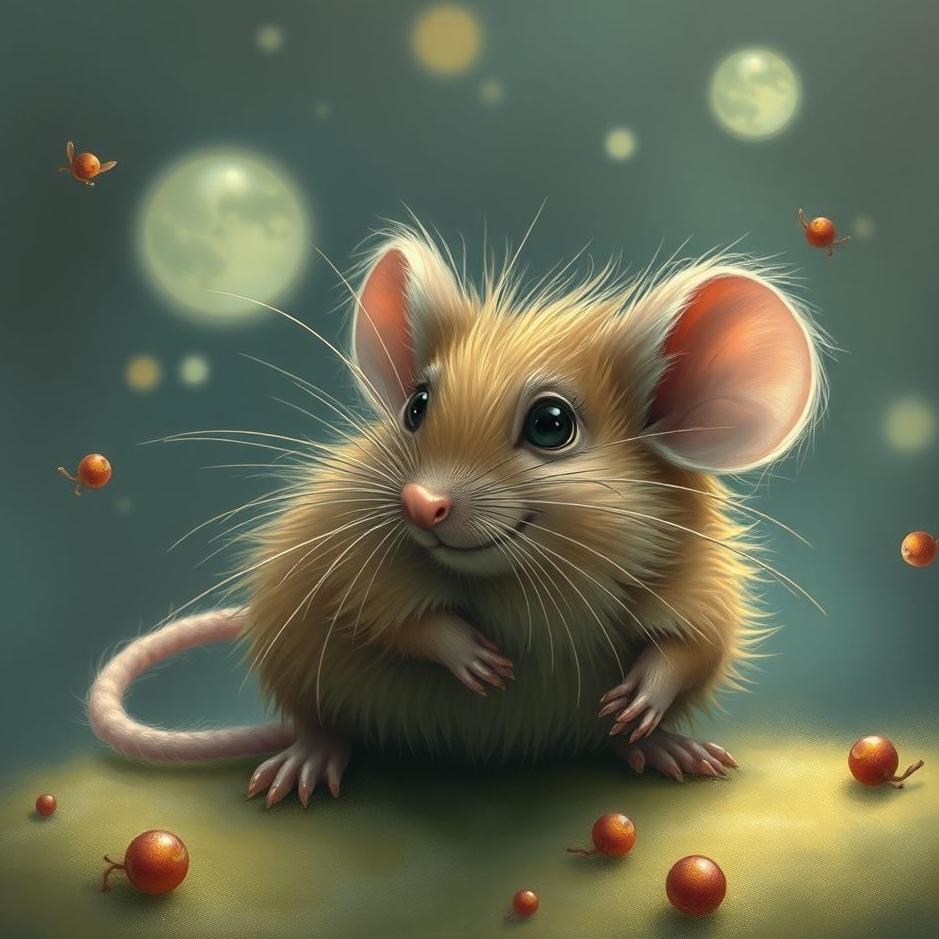 Dream : Hairy mouse in a dream