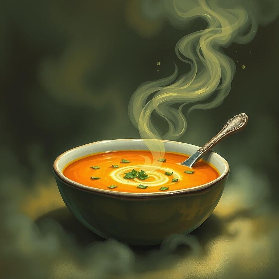 Dream : Hairy soup in a dream