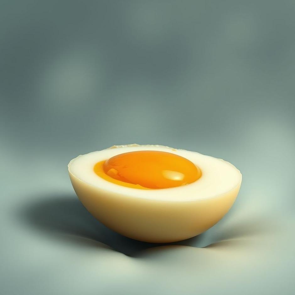 Dream : Half a boiled egg in a dream