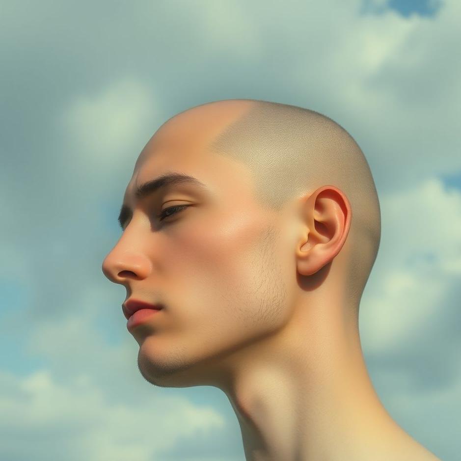 Dream : Half bald in a dream