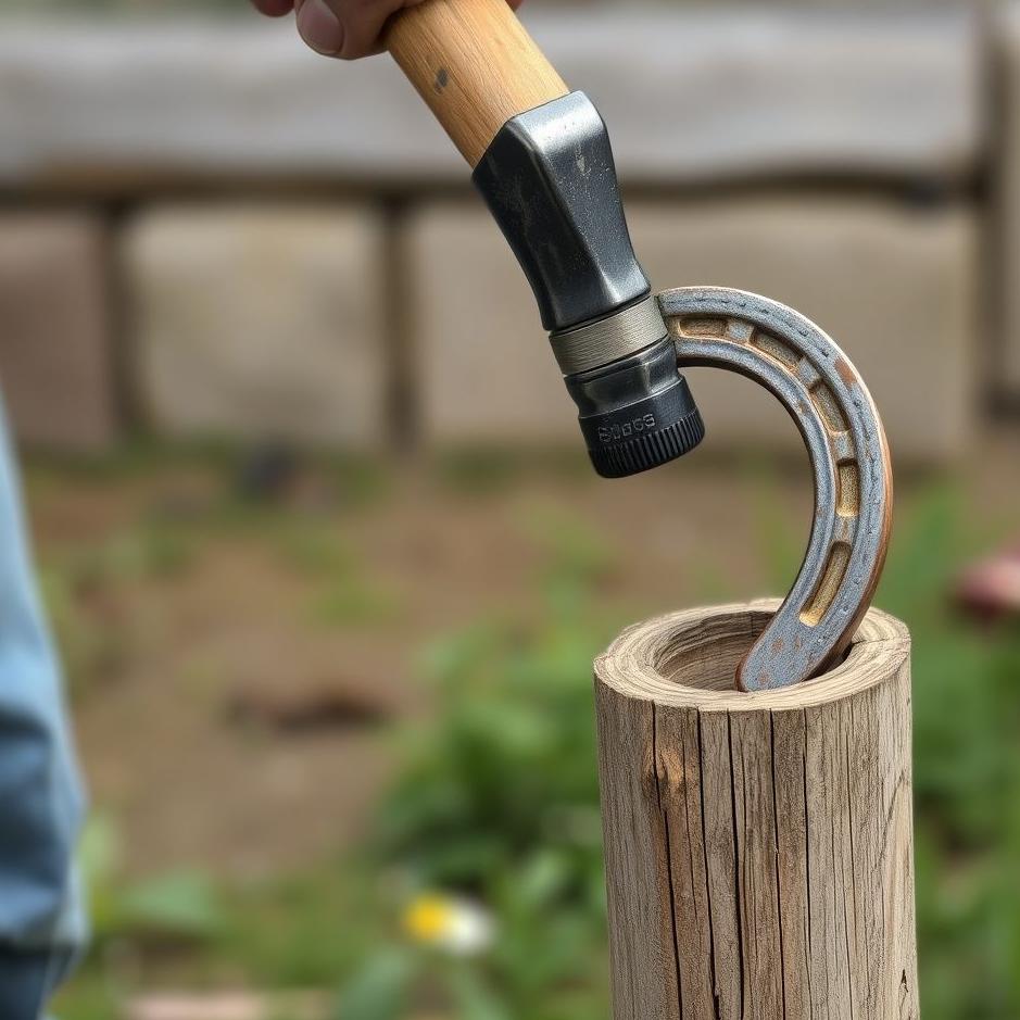 Dream : Hammering a horseshoe