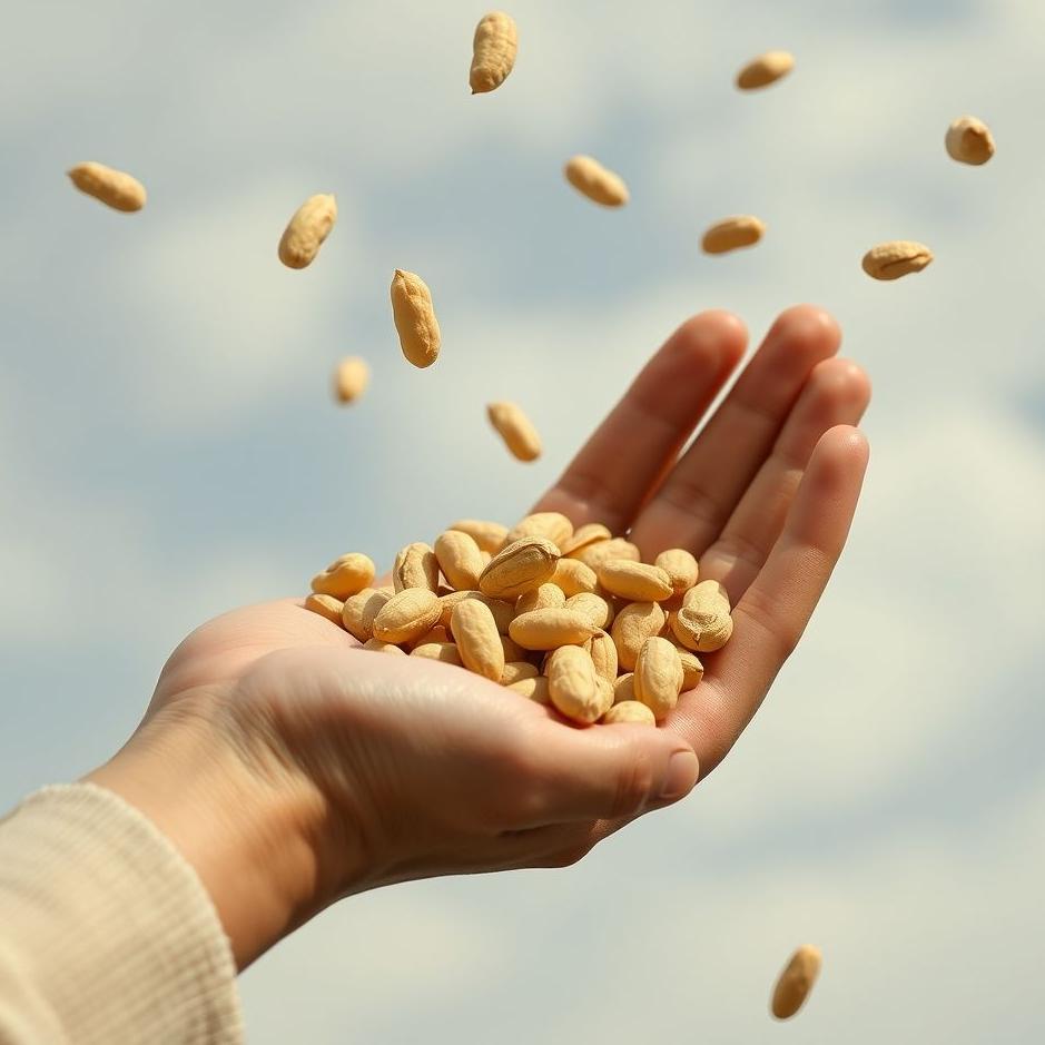 Dream Dictionary : Handing out shelled peanuts in a dream