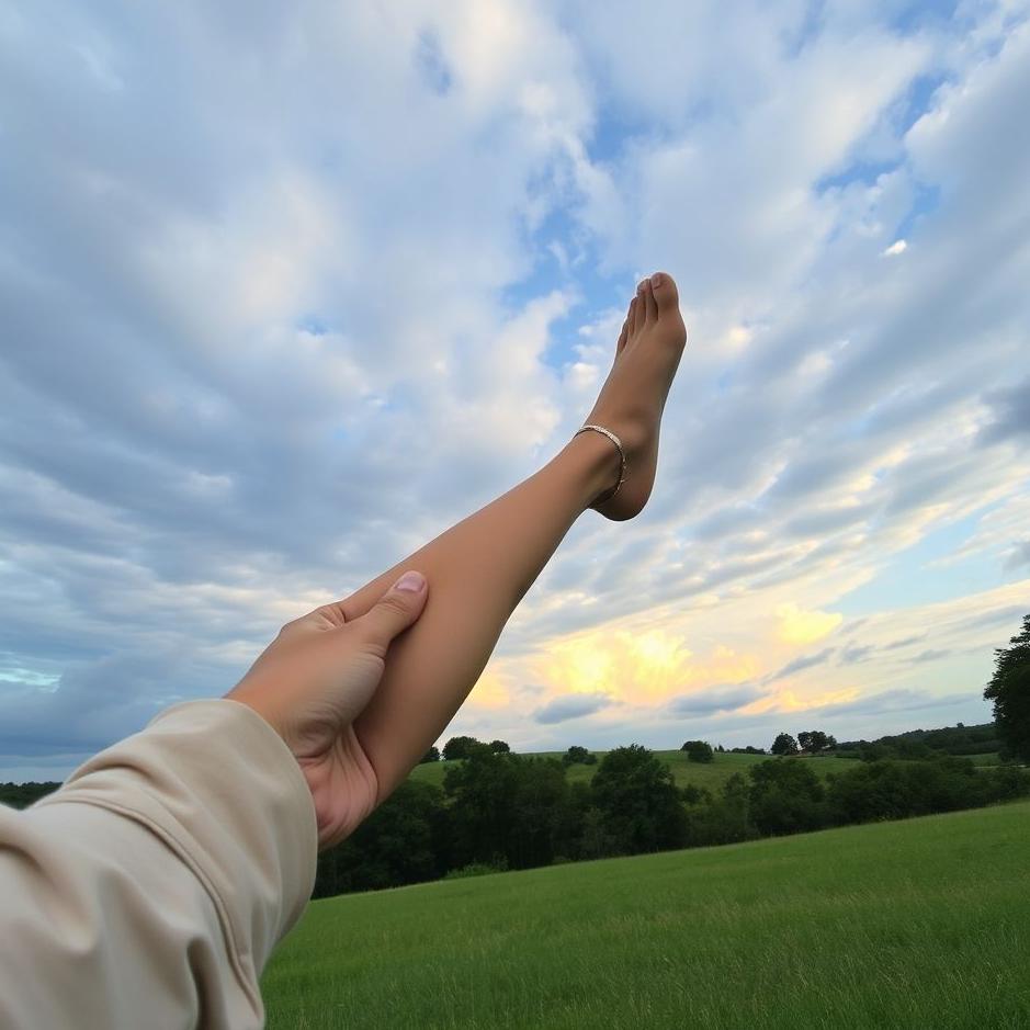 Dream : Handing the leg in the dream