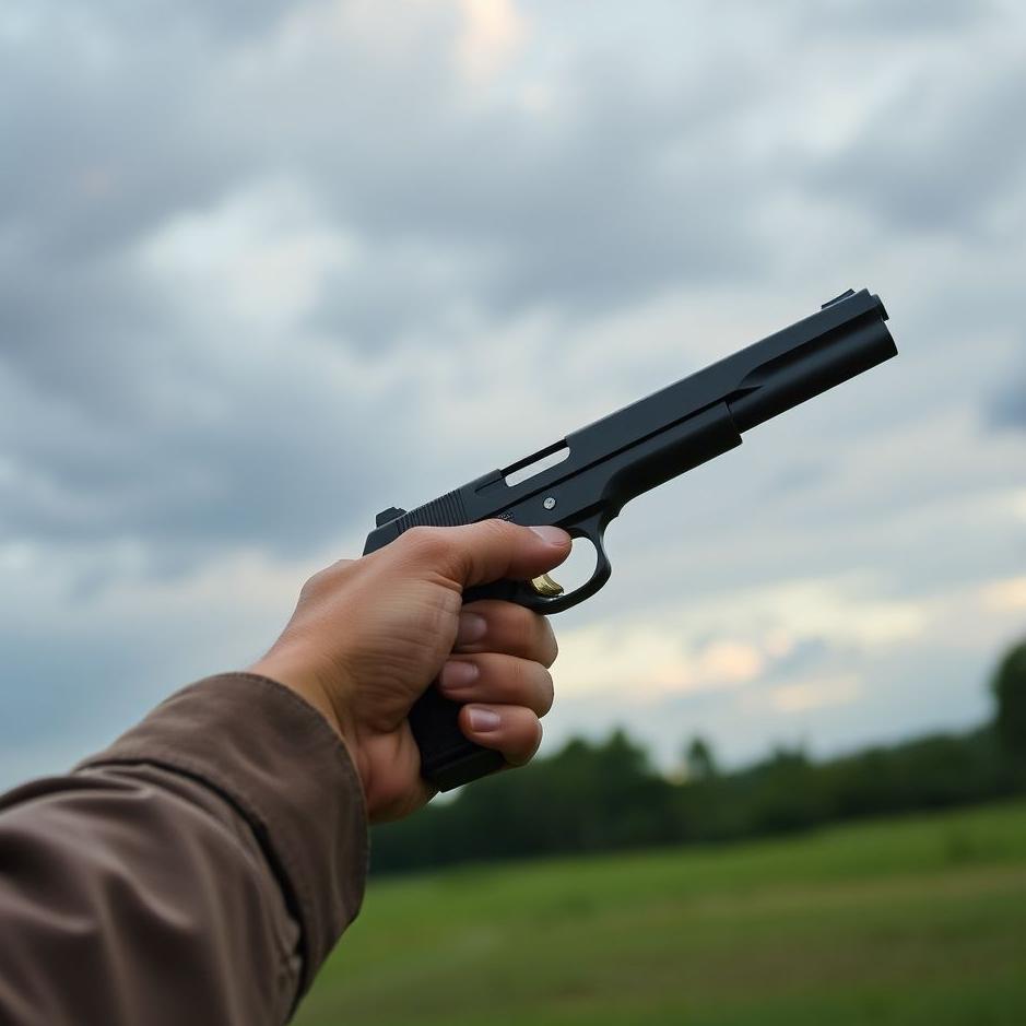 Dream : Handling a gun in a dream