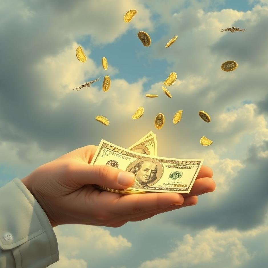 Dream : Handling money in a dream