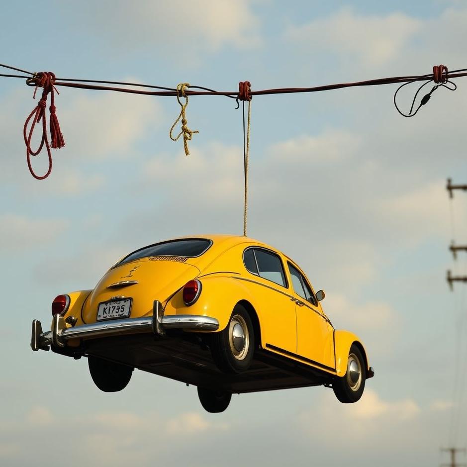 Dream : Hang cars in the dream