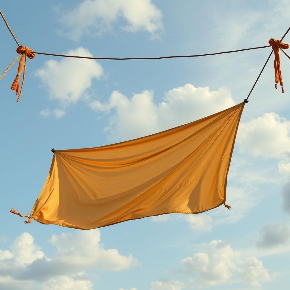 Dream : Hanging a banner in a dream