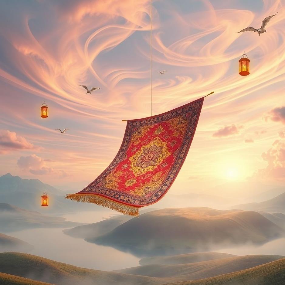 Dream : Hanging a carpet in a dream