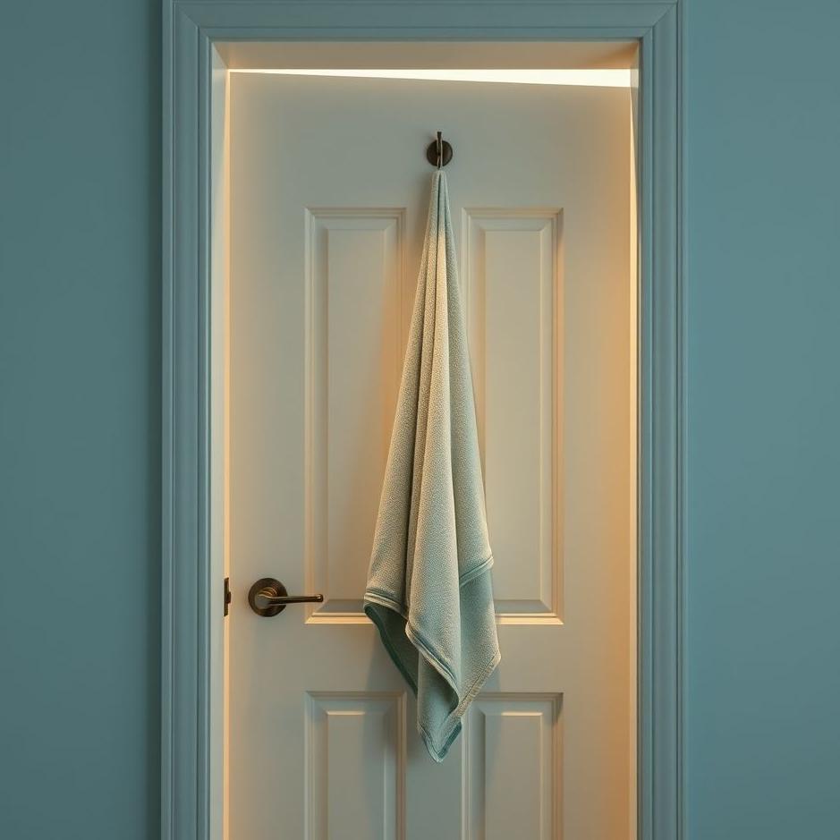 Dream : Hanging a towel on the door in a dream