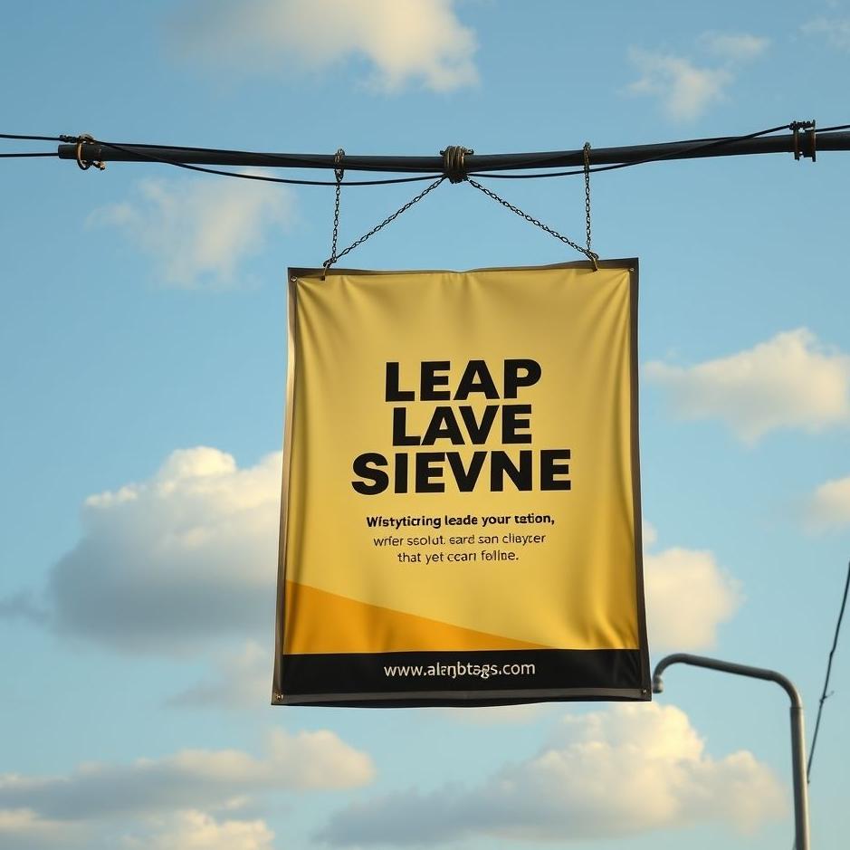 Dream : Hanging an advertisement in a dream