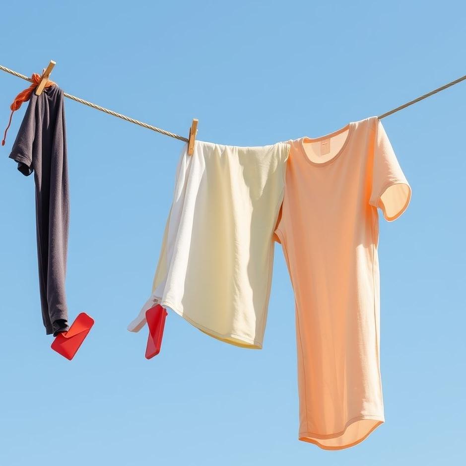 Dream : Hanging clothes on a rope