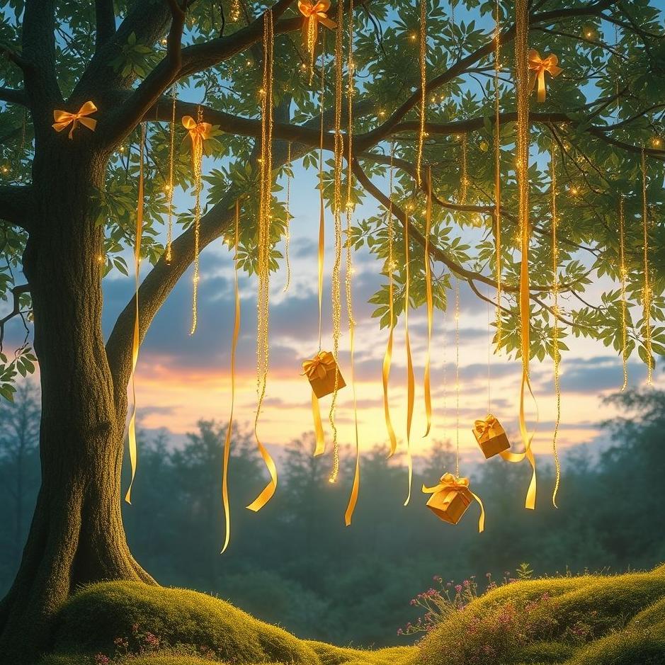 Dream : Hanging gold in the dream