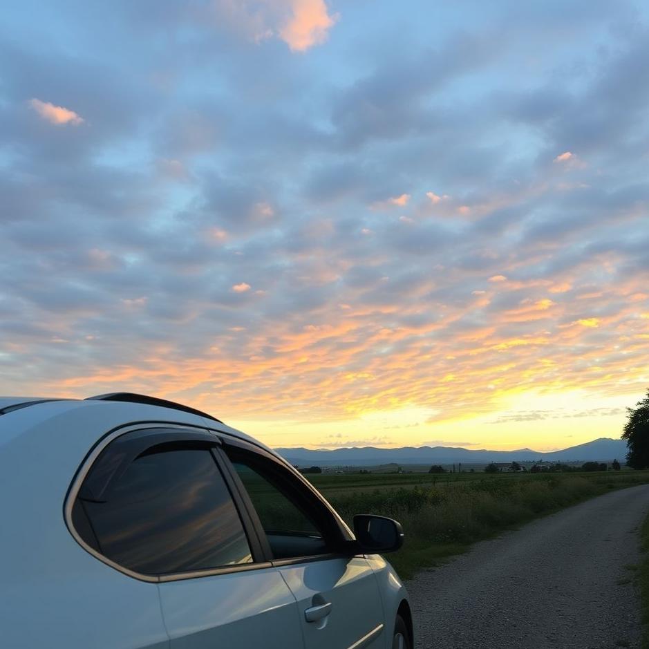 Dream : Hanging on the car in the dream