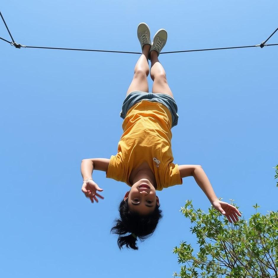 Dream : Hanging upside down 