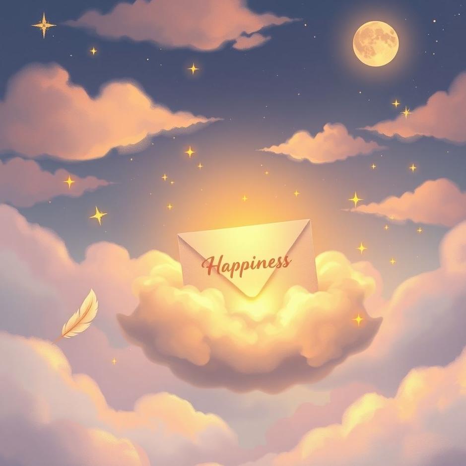 Dream : Happiness letter in a dream