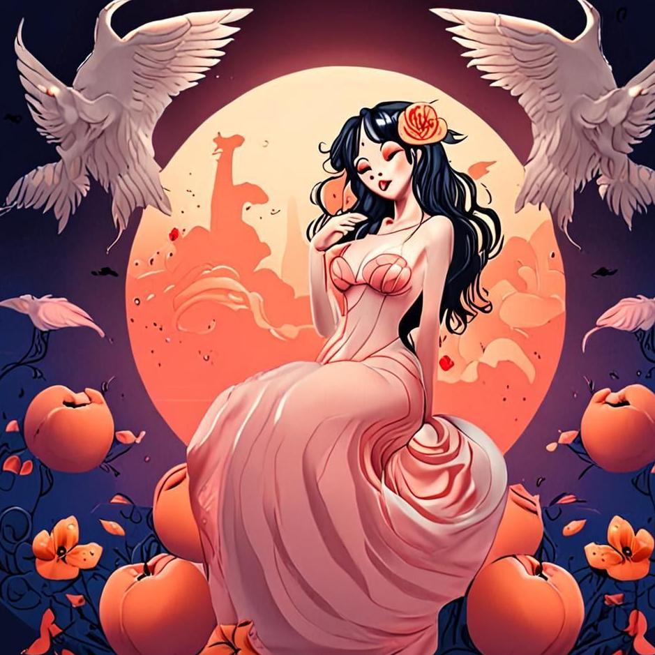 Dream : Hard peach in a dream