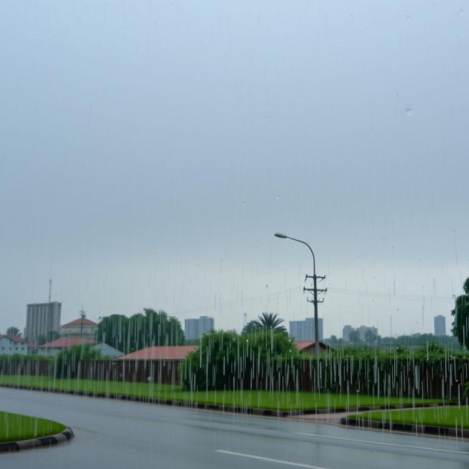 Dream : Hard rain in a dream