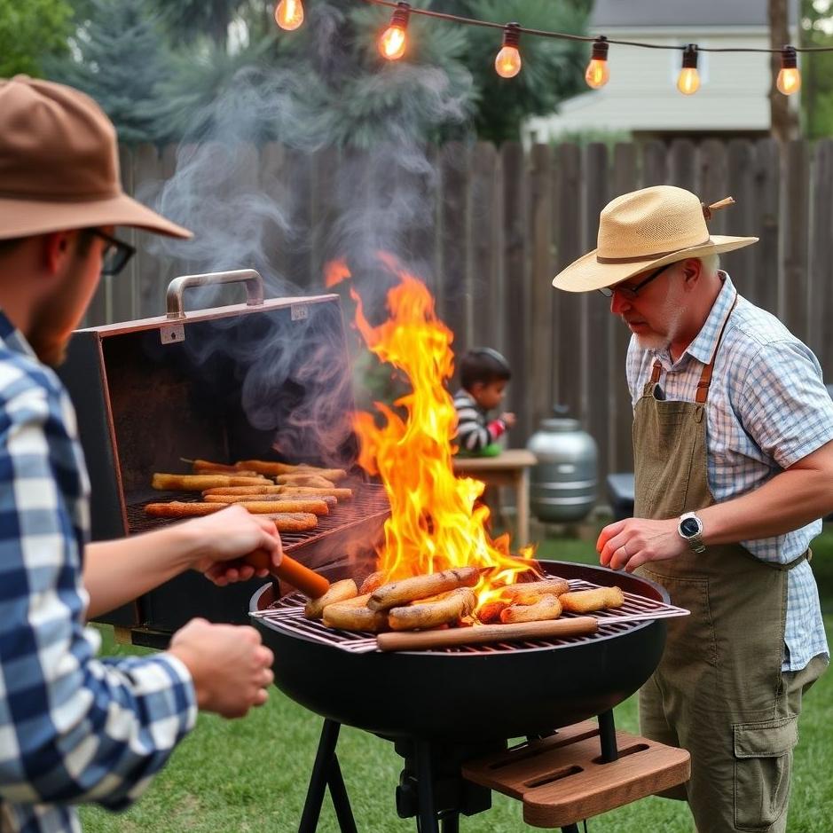 Dream : Having a BBQ 