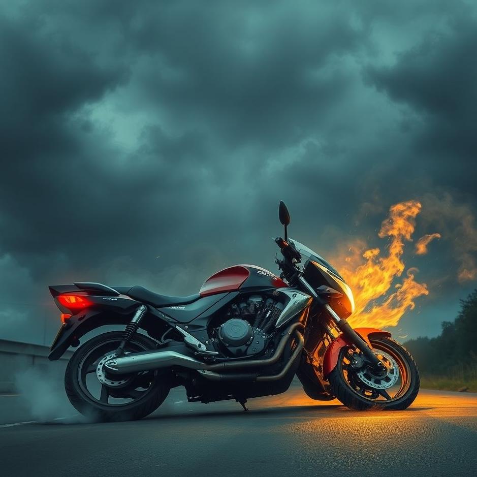 Dream : Having a motorcycle accident in a dream