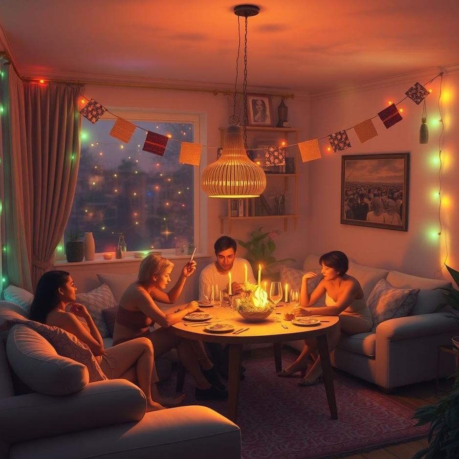 Dream : Having a party at home in a dream