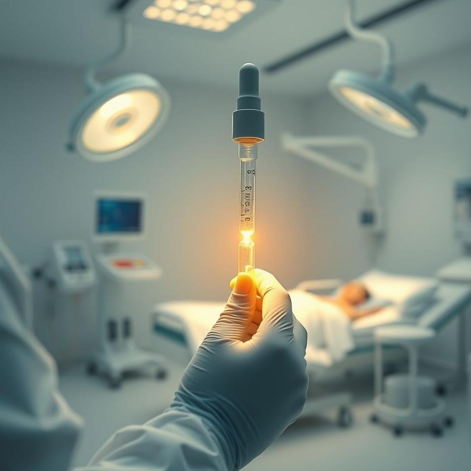 Dream : Having a serum inserted in a hospital in a dream