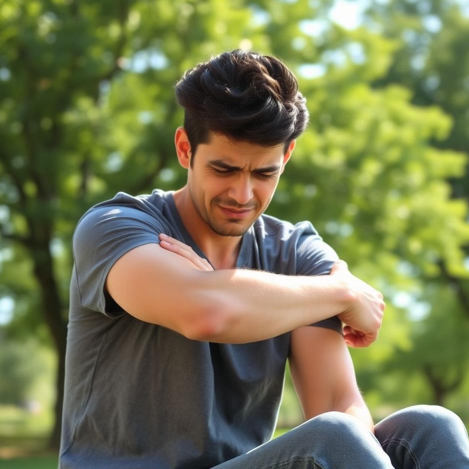 Dream : Having a sore arm