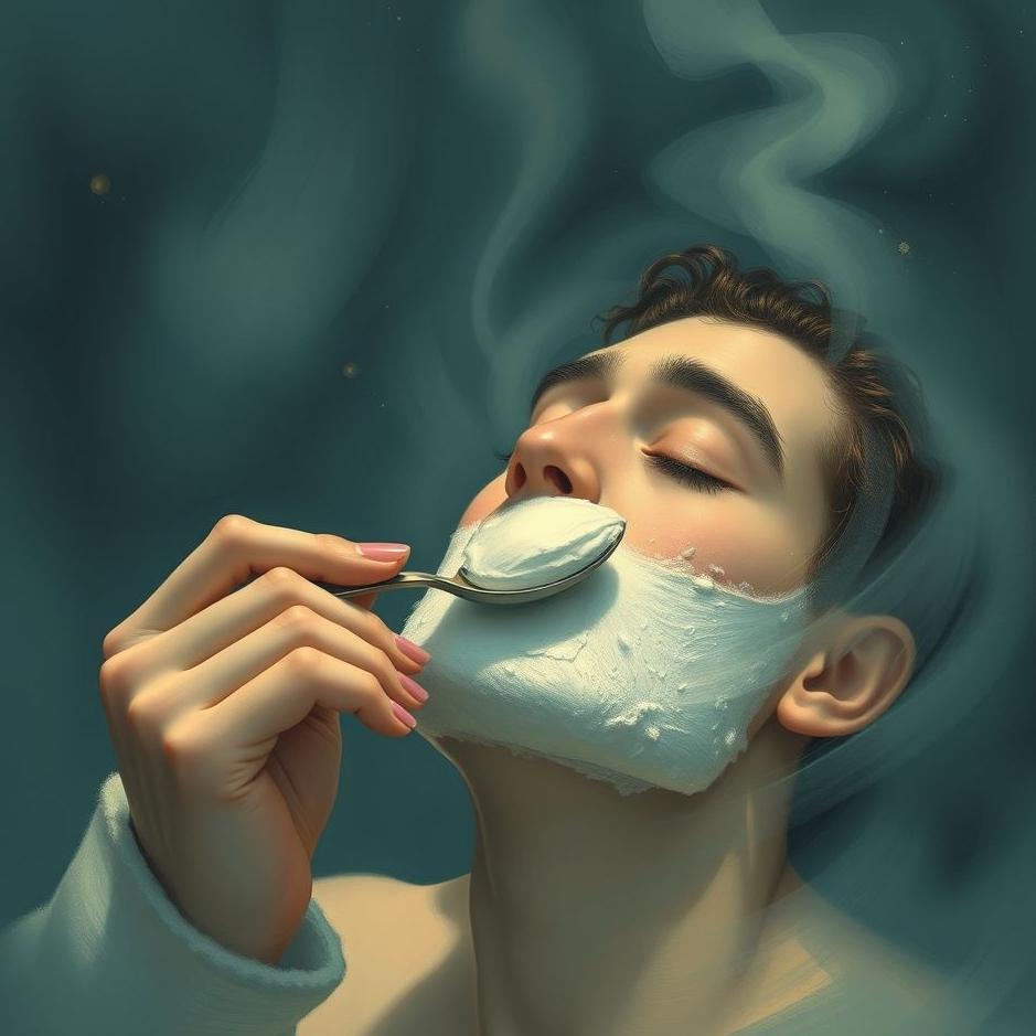 Dream : Having a spoon shave in a dream