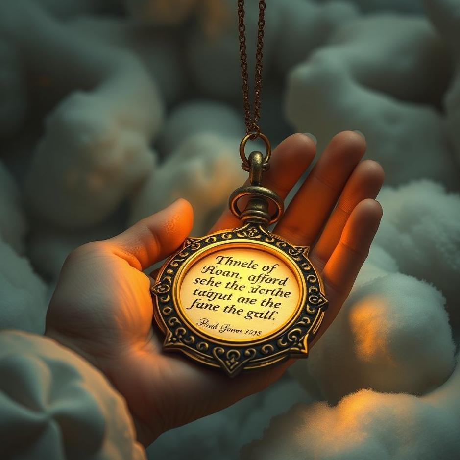 Dream : Having an amulet written in a dream