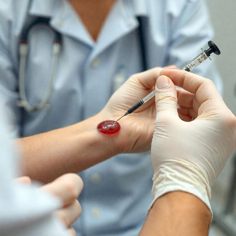 Dream : Having blood drawn with a needle