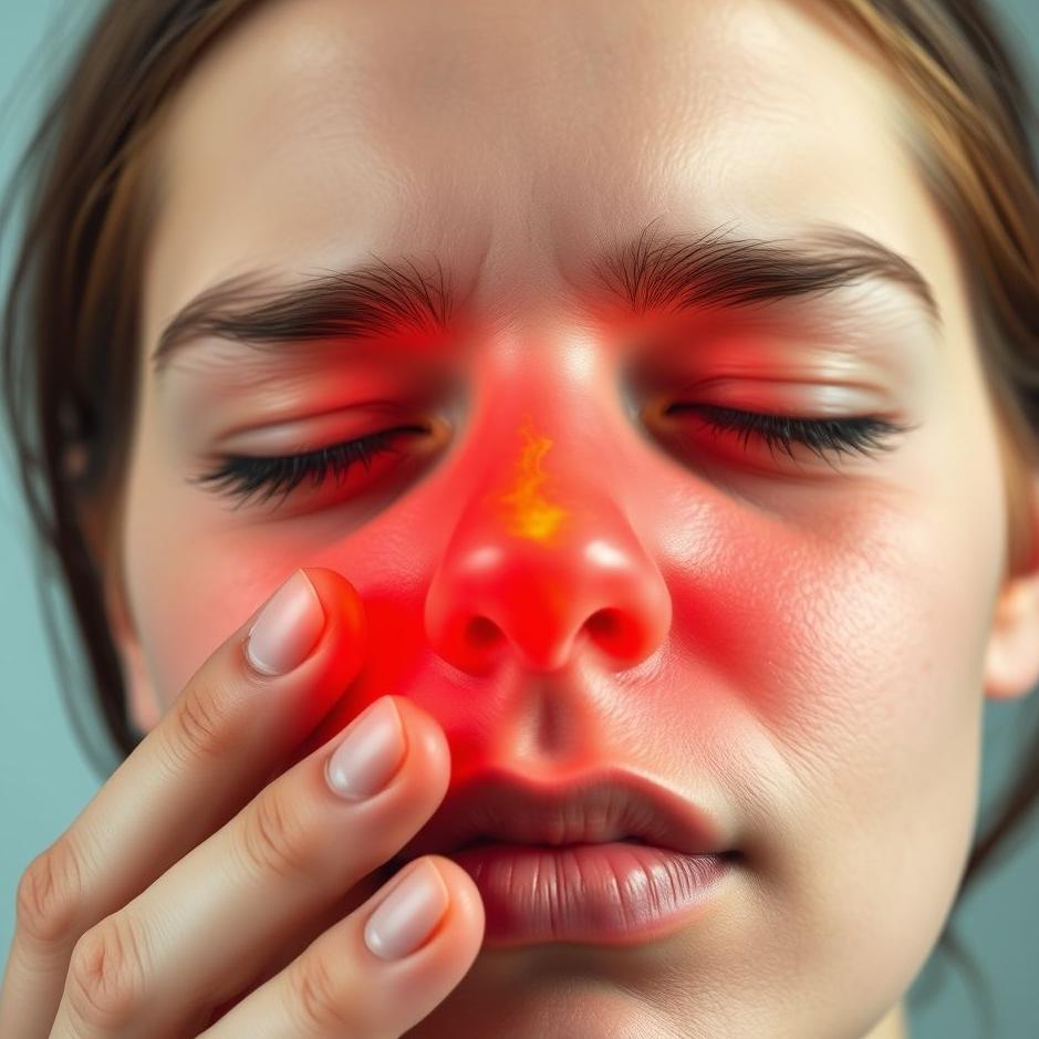 Dream : Having inflammation in your nose 