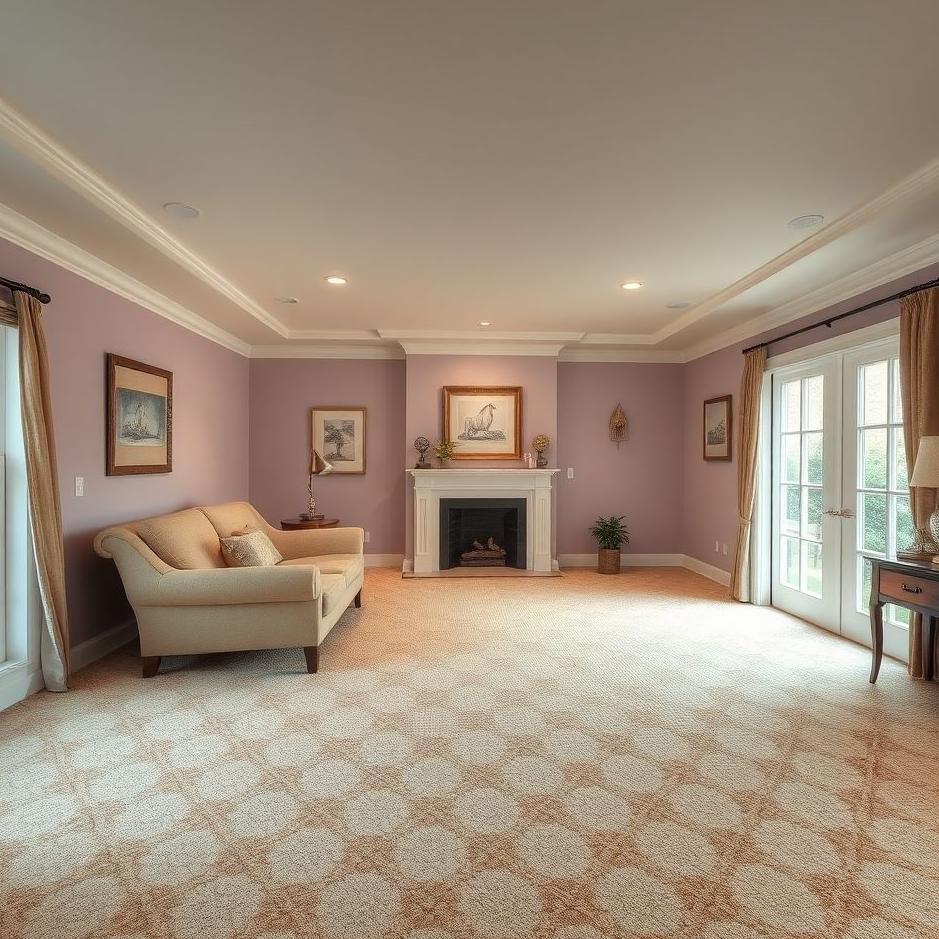 Dream : Having the house carpeted in a dream