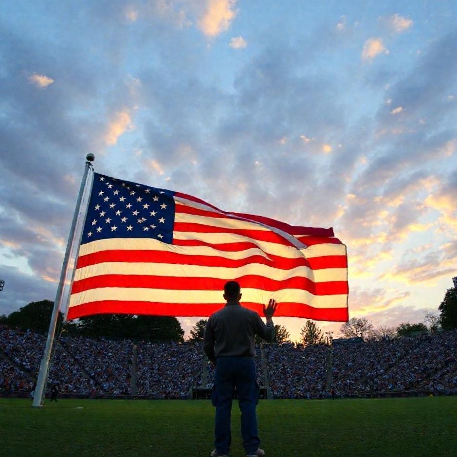 Dream : Having the national anthem sung in a dream
