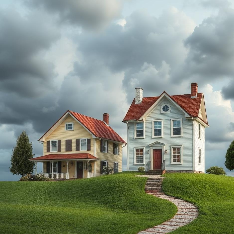 Dream : Having two houses in a dream