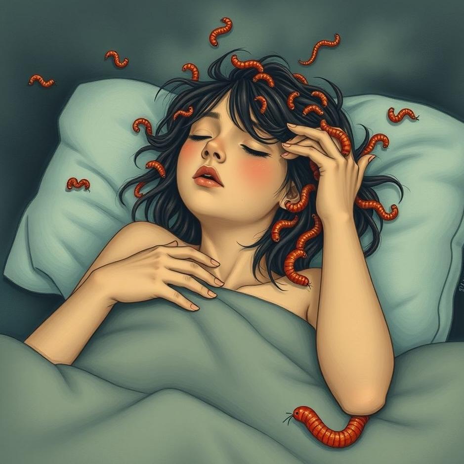 Dream : Having worms in your hair in a dream