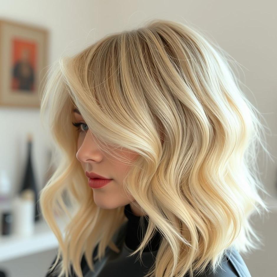 Dream : Having your hair cut and dyed blonde in a dream