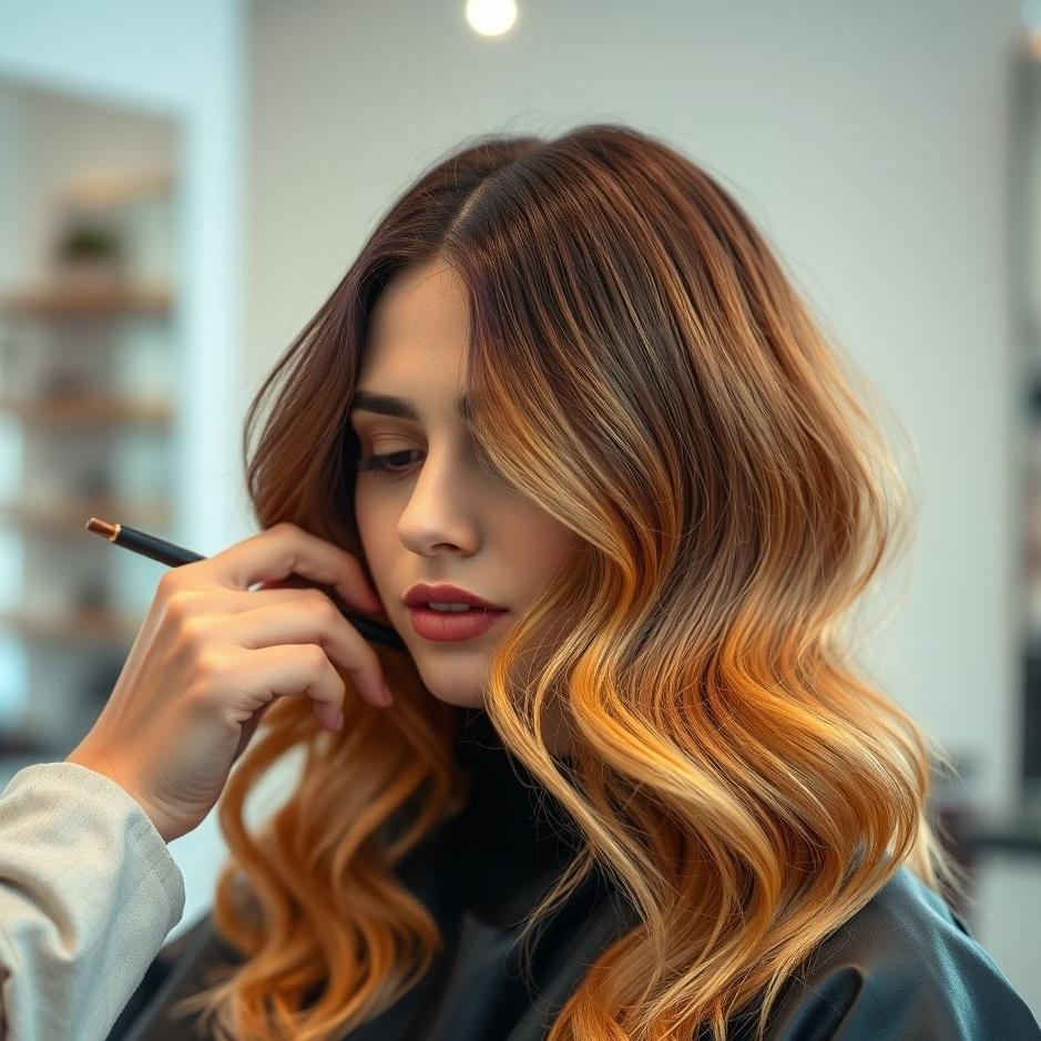 Dream : Having your hair dyed by a hairdresser in a dream