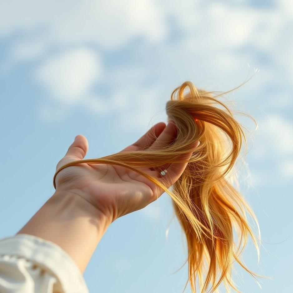 Dream : Having your hair in your hand in a dream